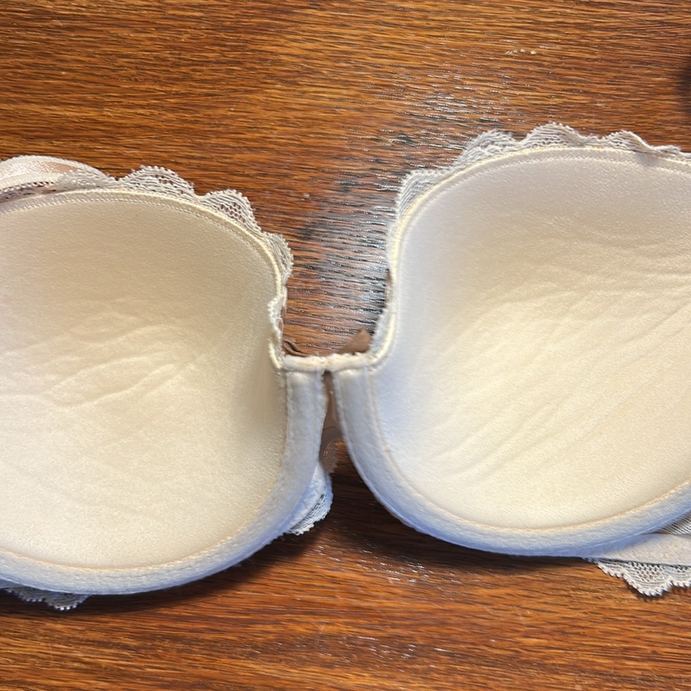 Victoria Secret Sexy Lace Animal Print Underwire Dream Angel Lined Bra Sz 36B - Picture 7 of 9